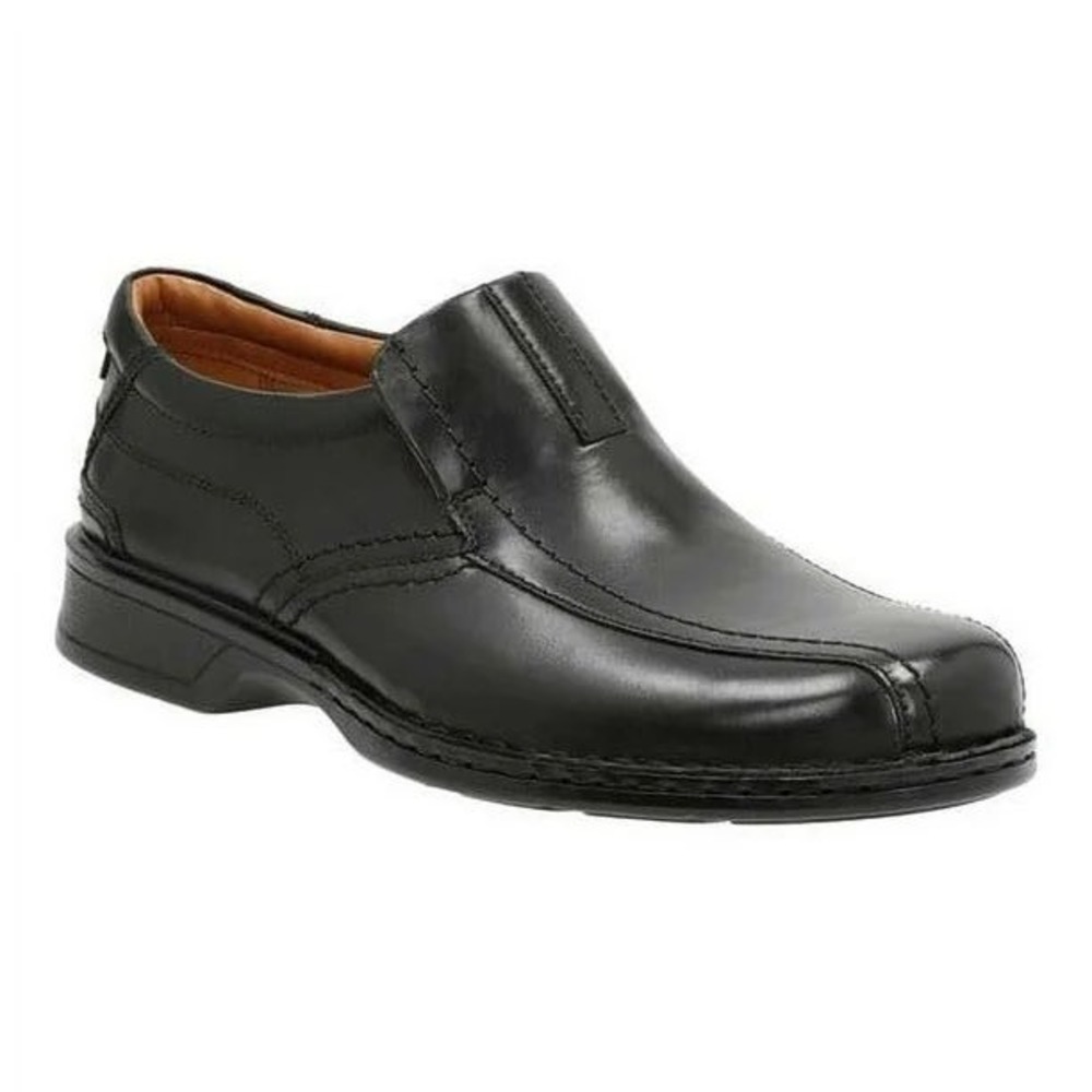 NWOT Clarks Escalade Step Slip-On Loafer Black Size 12 Office Business Preppy